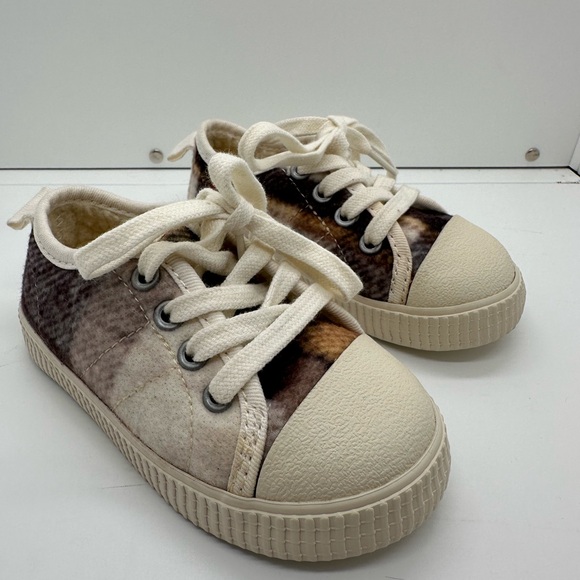 Zara Other - Zara Baby Dream Big Flannel Plaid Sneakers Size EU 21 (US 12-18 Months:EU 20-22)